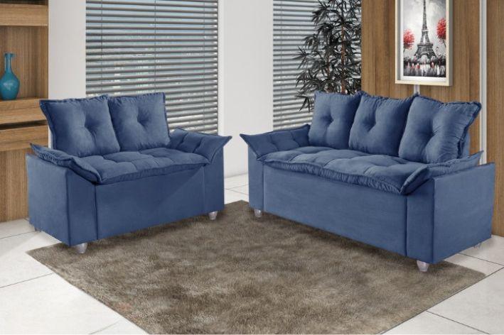 ESTOFADO SOFÁ 2x3 LUGARES PAMPULHA/VENEZA - 165/125cm - PRIMOR/DIVIMINAS - 5.5/RN/6.2/CW/PR/6.1/SR