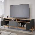 BANCADA MOEMA P/ 70" MDF 4 PORTAS - 185cm - PERMOBILI - 3.9 - TRA - 3.8 - PR 4.0/RF 4