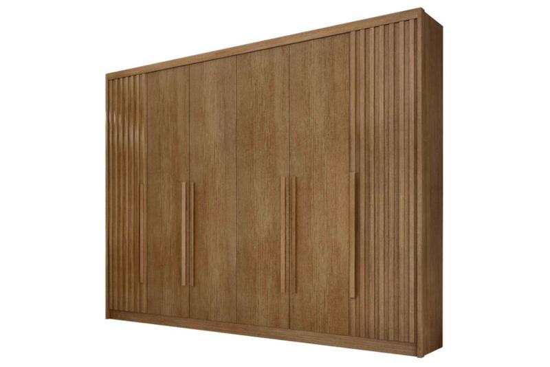 ROUPEIRO GR COIMBRA RIPADO 6P8G NOVO HORIZONTE 100%MDF - 270 cm - 1.7/RN