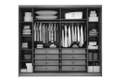 ROUPEIRO GR COIMBRA RIPADO 6P8G NOVO HORIZONTE 100%MDF - 270 cm - 1.7/RN 3