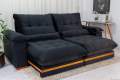 Estofado Sofá Retrátil/Reclinável Ibis Veludo 2.50m - D33 e Molas Ensacadas - 2.54 - RF 1