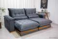 Sofá Retrátil Reclinável Ibis 2.30m Veludo - D33 e Molas Ensacadas - 2.43 - RF 9