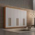 Roupeiro GR 6P Pernambuco Rufato 100%MDF - 2,73m - 1.5/TD 1