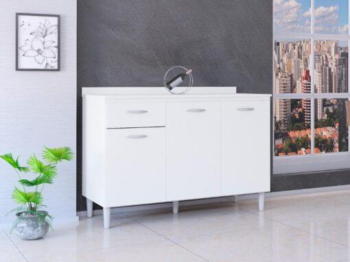 Balcão de Cozinha Poquema com tampo - 1.20m - 1.9 - LD