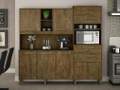 Armário Kit de Cozinha Sena 7 portas - 1.88m - 8.0 - LD 1