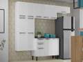 Cozinha Completa Florença Aço 4 Peças - 2.45m - 1.31 - LD 1