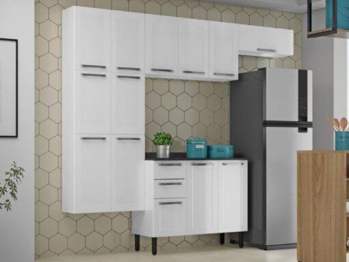 Cozinha Completa Florença Aço 4 Peças - 2.45m - 1.31 - LD
