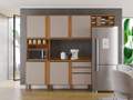 Cozinha Completa Pérola 4 Peças - 2.56m - 9.6/LD/RF 1