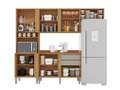 Cozinha Completa Pérola 4 Peças - 2.56m - 9.6/LD/RF 2