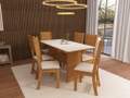 Mesa de Jantar Évora/Lisboa C/ 6 Cadeiras - 7.6 - LD/PR 1