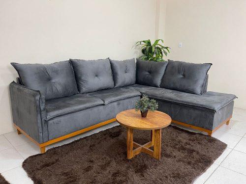 Estofado Sofá de Canto 2 x 3 Lugares Malibu - 200x240cm - 1.52/LD