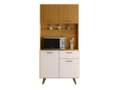 Kit Cozinha Izis 4P 1G Ripado 0,90m - Poliman - 3.3/RF/RN/LD 2