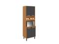 Paneleiro 4PT Forno Nápoles - 70cm -100% MDF - ITATIAIA - 4.9 PR/LD 5.5/RN 2