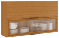 Armário Aéreo 2PH 1VD Namur 100%MDF - 120cm - 3.9/PR 1