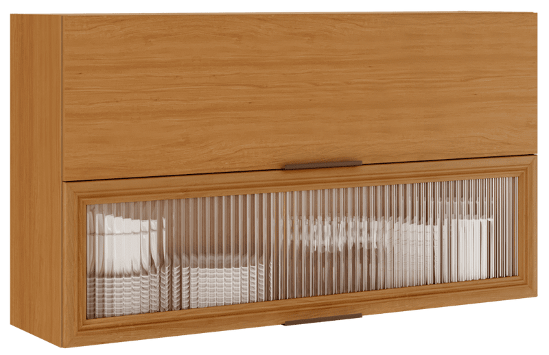 Armário Aéreo 2PH 1VD Namur 100%MDF - 120cm - 3.9/PR