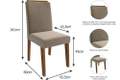 Mesa Ágata PR c/6 Cadeiras - 180cm - 1.94 - PR 2