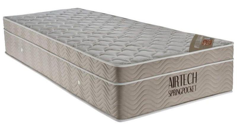 Colchão Solteiro AirTech SpringPocket D26 Molas Ensacadas - 30x88x188cm - ORTOBOM - 5.2 - PR - 5.5 - RN - 6.4 - SR