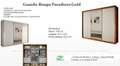 Roupeiro Guarda Roupa Paradizzo Gold - 100% MDF - 241,4cm - 1.4/PR 1.1/RN 8