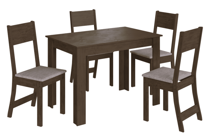 Mesa 4 Cadeiras Atlanta - 108cm - 4.2 - PR