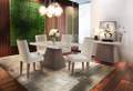Mesa 4 Cadeiras Luna 100%MDF- 120cm - 9.3/PR 1
