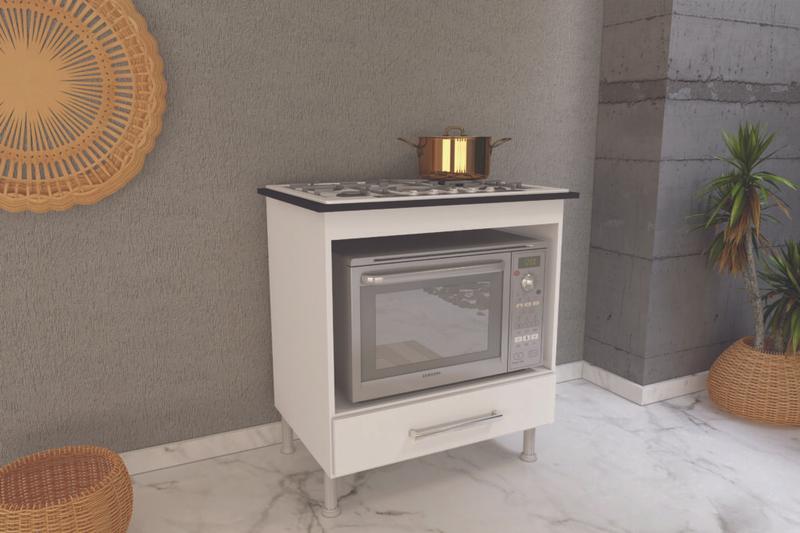 Balcão Cooktop Multiuso - 75cm - 1.9 - PR