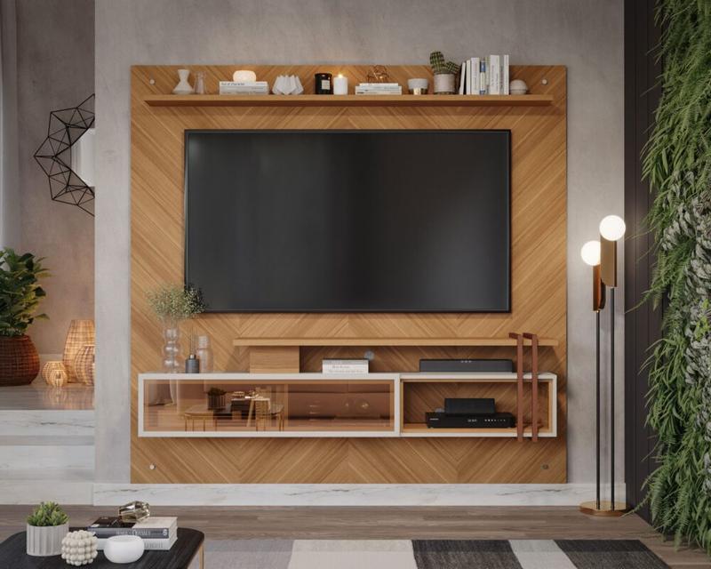 Painel Saquarema 100%MDF - 192cm - Permóbili - 8.2/PR 7.9/TRA