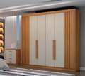 Roupeiro Guarda Roupa 6 Portas São Carlos - 235cm - 100% MDF - 1.3/PR 1