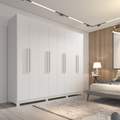 ROUPEIRO GUARDA ROUPA MILÃO MILANO 8P 4G MDF/MDP IMOP - 2,45m - 1.13/PR/1.22/SR 1
