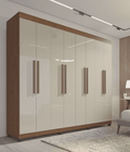 ROUPEIRO GUARDA ROUPA MILÃO MILANO 8P 4G MDF/MDP IMOP - 2,45m - 1.13/PR/1.22/SR 3