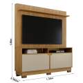 Home Berlim Com Painel Fresado - 1.35m - Valdemoveis - 5.5/RF/PR 5.3/TRA 3