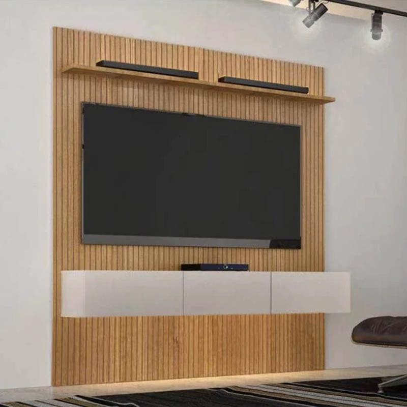 Painel Frisado Curitiba C/ Nicho TV até 70" - 1.79m - Valdemoveis - 6.7 - RF/TRA