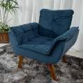 Poltrona Pérola Base Fixa Suede - 2.8/RF 4