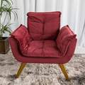 Poltrona Pérola Base Fixa Suede - 2.8/RF 3