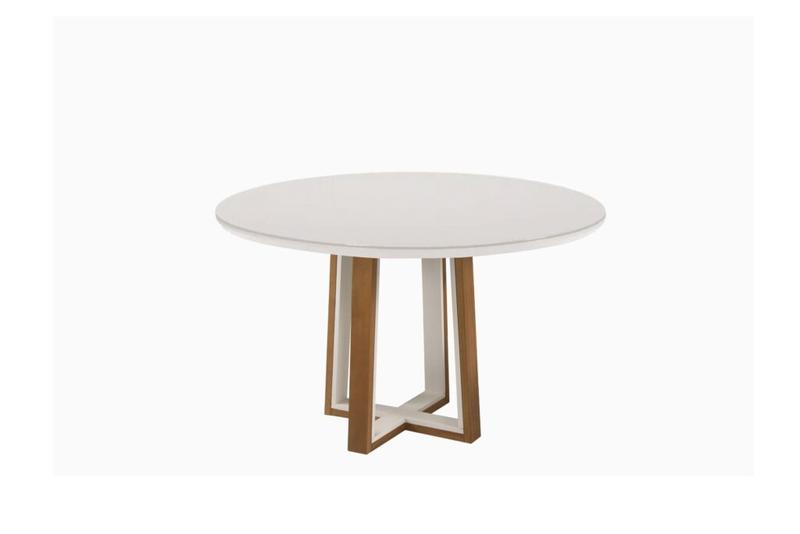 MESA VIENA C/APLIQUE REDONDA - 90x90cm - SOLARE - 5.9 - RN