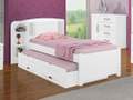 Bicama Solteiro Milênio Plus Baú 100%MDF COM Cama Auxiliar - 1,30m - D Doro Móveis - 8.2/LD 7.2/PR 5.2/SR 8.0/RF 6