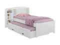 Bicama Solteiro Milênio Plus Baú 100%MDF COM Cama Auxiliar - 1,30m - D Doro Móveis - 8.2/LD 7.2/PR 5.2/SR 8.0/RF 7
