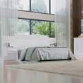 Cabeceira Marselha Casal Detalhe Ripado 100% MDF 2,45m - D'Doro - 4.8/SR 2