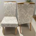 Kit C/ 2 Cadeiras Estofadas Priscila Madeira Veludo Calandrado 44cm – Avalon Decor – 2.1 – TD 5