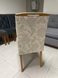 Kit C/ 2 Cadeiras Estofadas Priscila Madeira Veludo Calandrado 44cm – Avalon Decor – 2.1 – TD 7