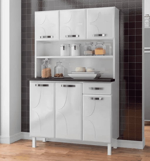 Kit Armário de Cozinha RUBI Triplo Aço 6P1G SMART 1,05cm - Telasul - 6.7/CW