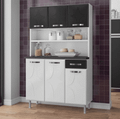 Kit Armário de Cozinha RUBI Triplo Aço 6P1G SMART 1,05cm - Telasul - 6.7/CW 2