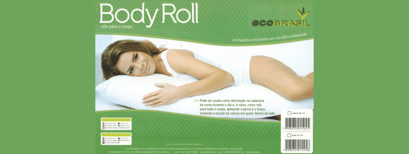 Travesseiro de Corpo Casal Body Roll 1,35m - Eco Brazil - 0.5 - SR