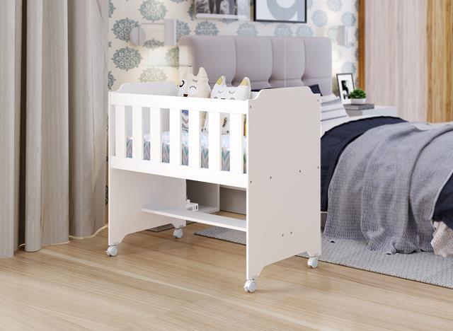 Mini Berço com Colchão 100%MDF - 94cm - Tigus Baby - 2.3 - SR - 2.1 - TD