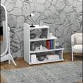 Estante Degrau Multiuso 3 Prateleiras 100%MDF - 90cm - Casa Jisa - 1.4 - SR 1