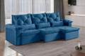Estofado Sofá Atlas Retratil Reclinavel Veludo Inca 2,90m 3×80 – Idealle – 1.92/SR 4