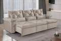 Estofado Sofá Atlas Retratil Reclinavel Veludo Inca 2,90m 3×80 – Idealle – 1.92/SR 2