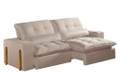 Estofado Sofá Fitipaldi Retratil Reclinavel Veludo Jolie 2,30m 2×90 – Idealle – 1.99/SR 6