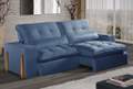 Estofado Sofá Fitipaldi Retratil Reclinavel Veludo Jolie 2,30m 2×90 – Idealle – 1.99/SR 3