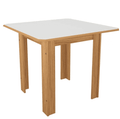 Conjunto Mesa Evora C/ 4 Cadeiras Lisboa MDF/MDP 90cm – Indekes – 7.5 – CW 2