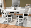 Conjunto Mesa Caribe 6 Cadeiras MDF 150cm – Indekes – 7.1 – CW 2